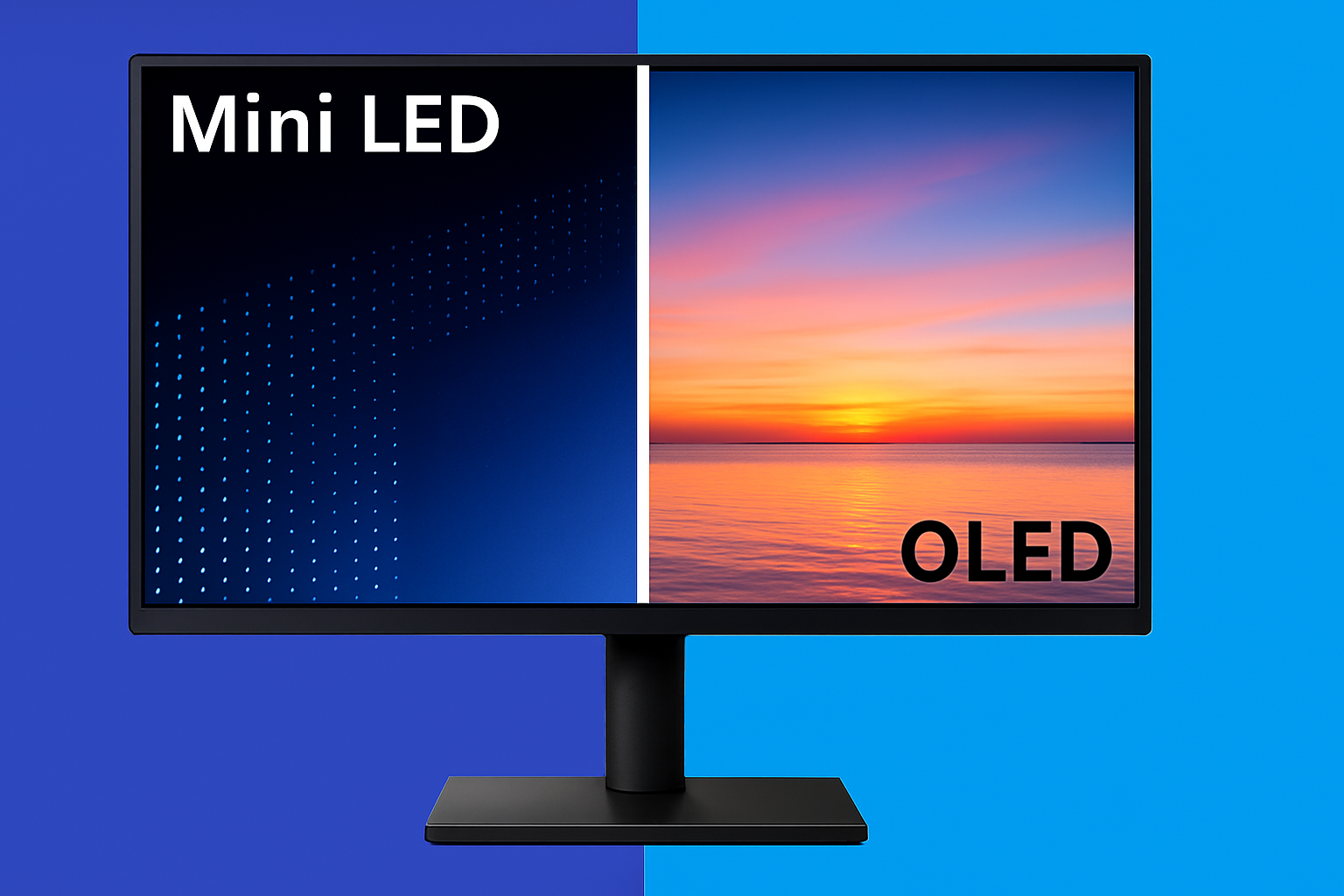 [Comparação Monitor OLED vs Mini LED]